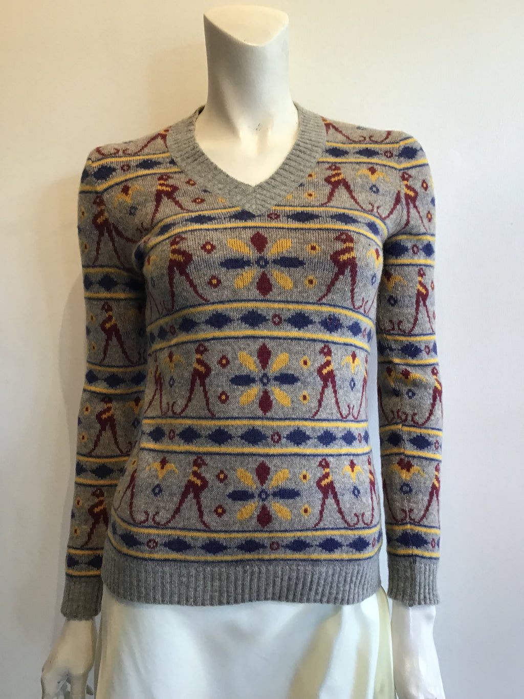1970’s Valentino Wool Gray Sweater Size 6