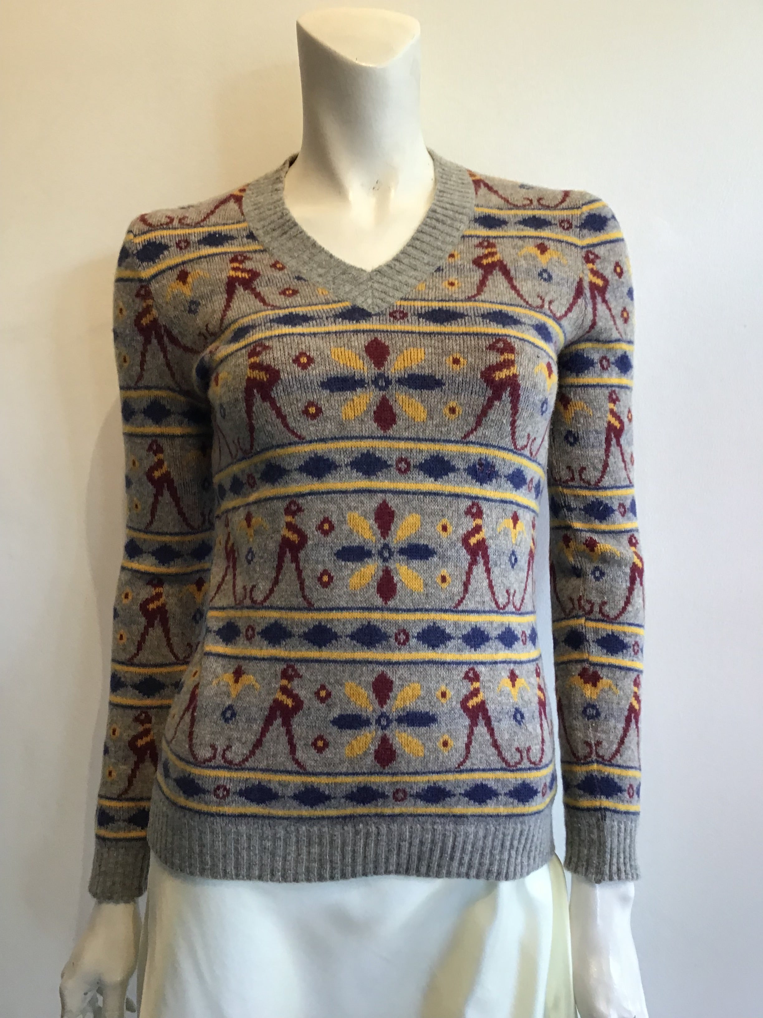 1970’s Valentino Wool Gray Sweater Size 6