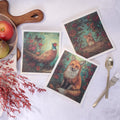 Fall Woodland Swedish Cloth Set of 3