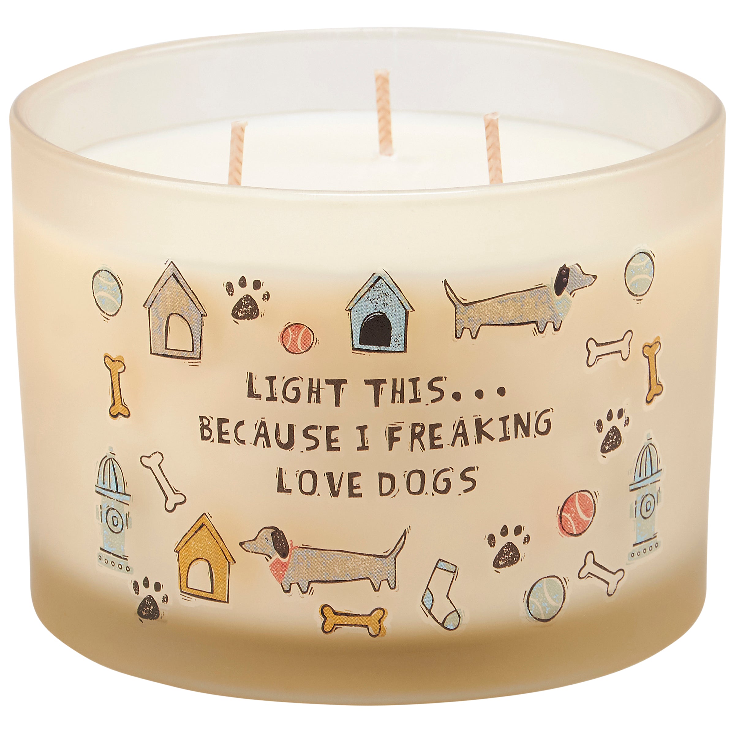 Freaking Love Dogs Candle