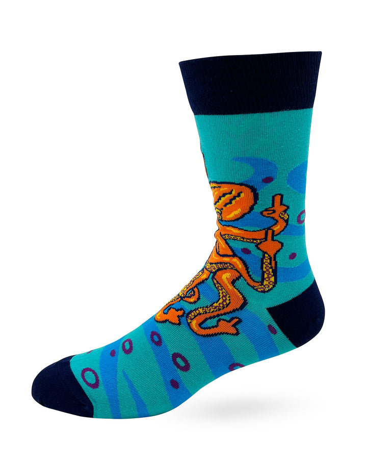 F**k You To The Eight - Men's Novelty Crew Socks