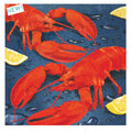 Lobster print cocktail napkins 