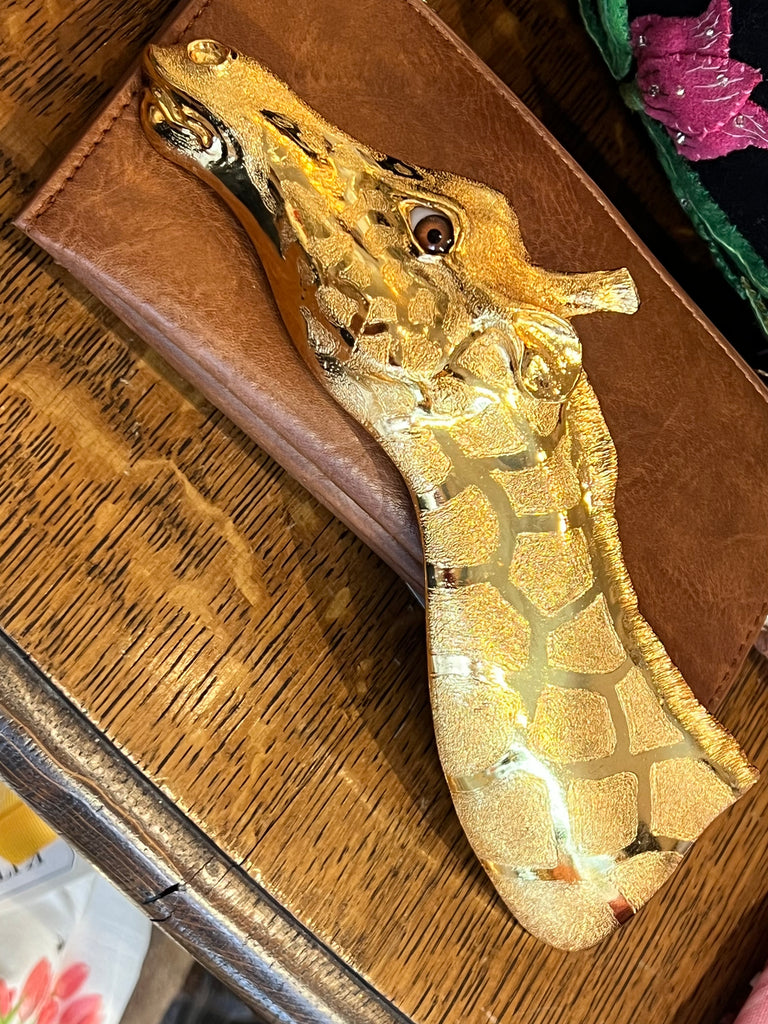 Christopher Ross Rare Giraffe Belt Buckle