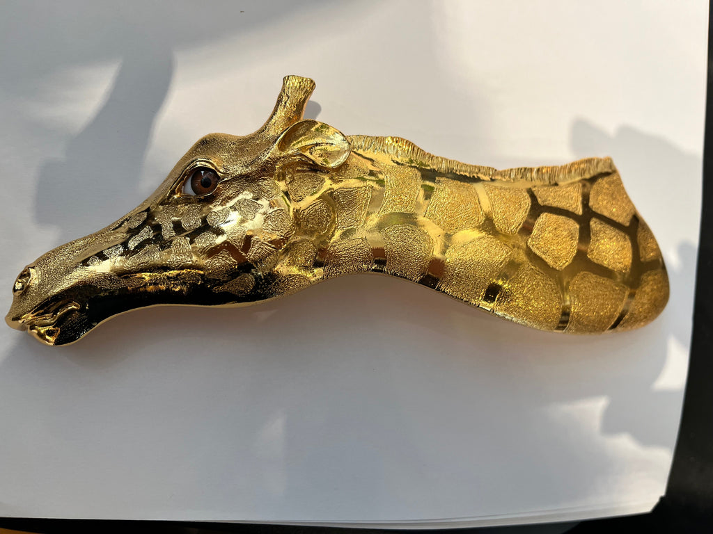 Christopher Ross Rare Giraffe Belt Buckle