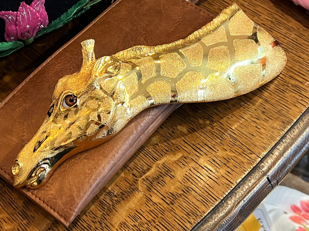 Christopher Ross Rare Giraffe Belt Buckle