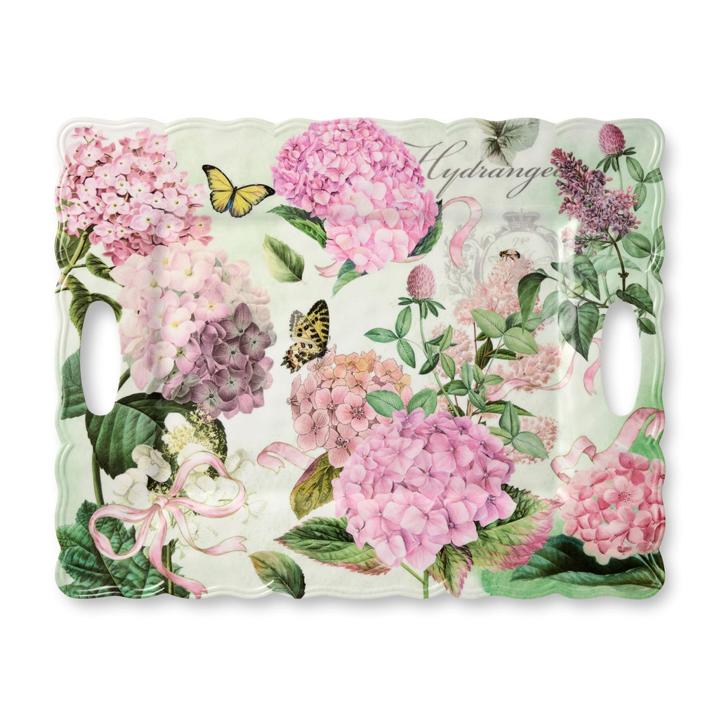 Garden Path Melamine Rectangular Platter with Handles 19in x 15in single