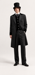 Gentlemen Black Suit, Men's Edwardian Costume Rental