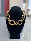 GOLD GIVENCHY COLLAR NECKLACE