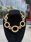 Givenchy rope choker /gold 1980s 