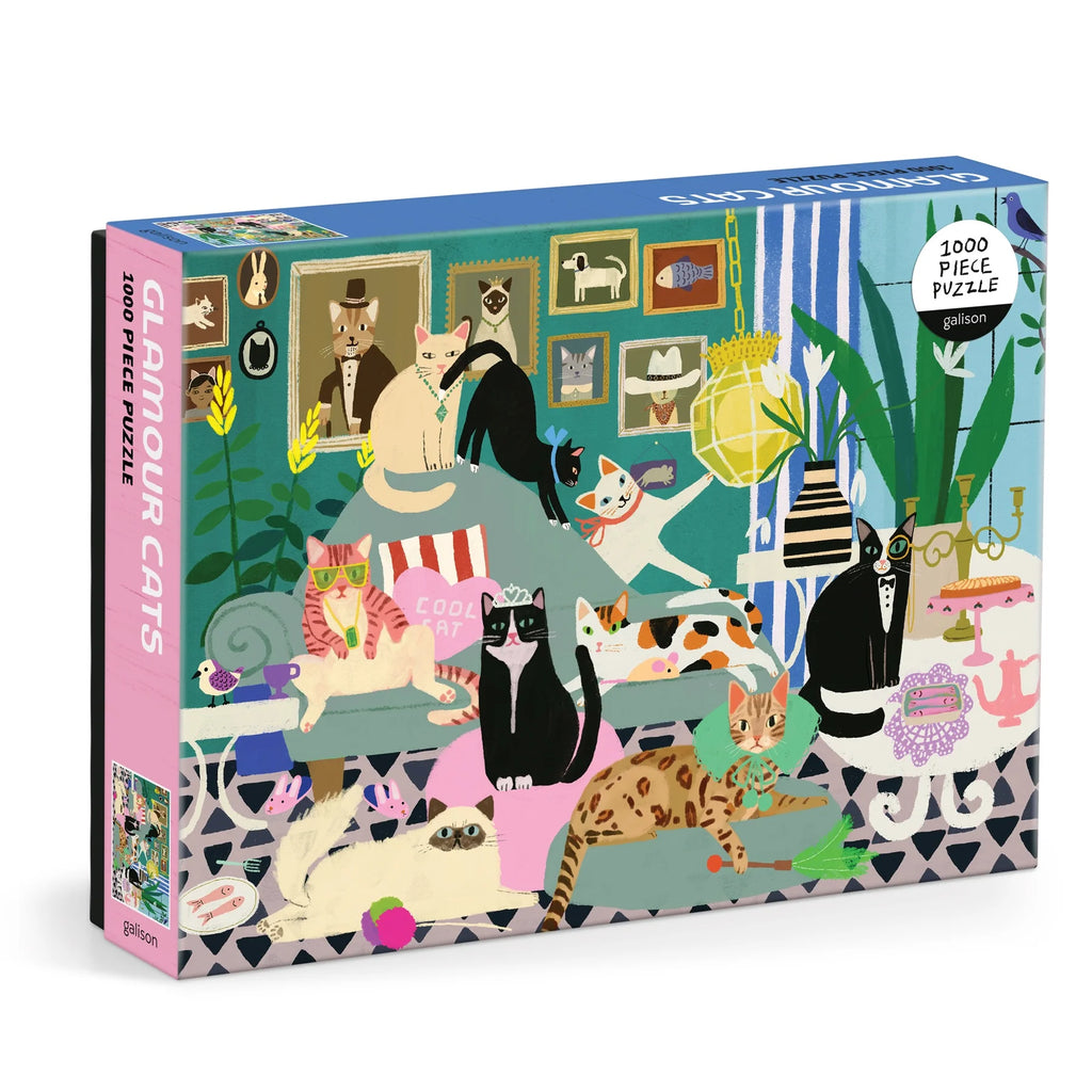 Glamour Cats 1000 Piece Puzzle front