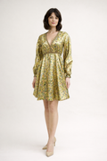 Gold Gold Lame Dress, Vintage 1960's Women's Costume Rental