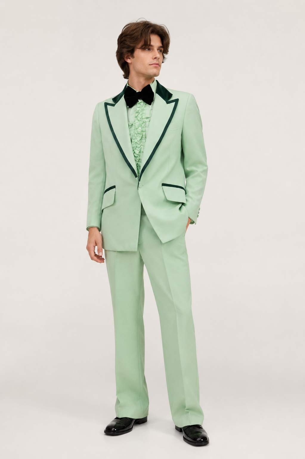 Green Tuxedo 1960’s Men’s Costume Rental | Authentic Vintage Formalwear