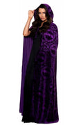Hooded Vampire Cape - Purple