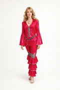 Hot Pink Abba Costume - 1970's Women's Fashion Rental
