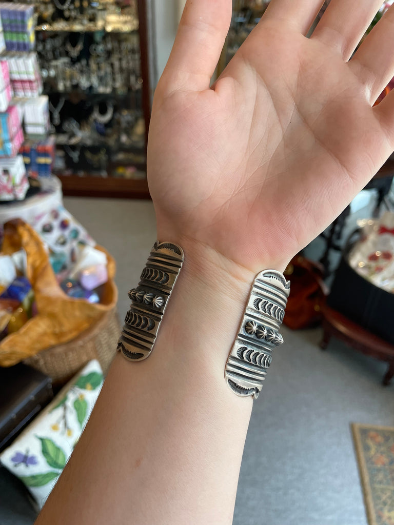 Sterling and Turquoise Navajo Cuff Bracelet