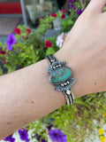 Sterling Turquoise 70s Navajo Bracelet