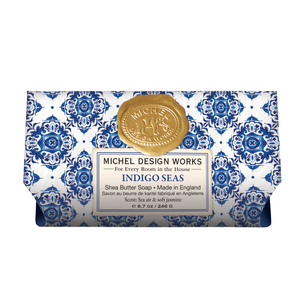 Michel Design Works Indigo Seas Shea Butter Bath Soap Bar