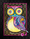 Fancy Owl Note Pad with Pen