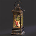 10.75"H LIGHTED SWIRL LANTERN NUTCRACKER