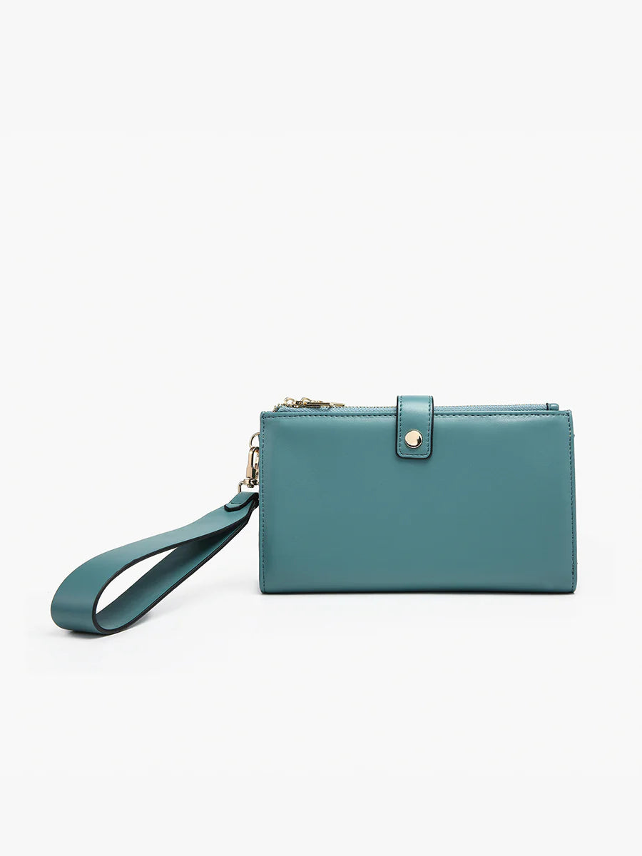 Lark Wallet in Ocean Blue