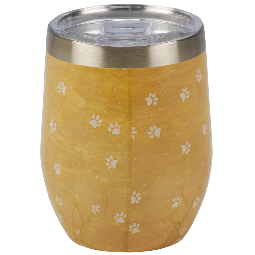 Let's Drink Wine & Judge the Humans Wine Tumbler back of cup