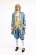 Light Blue Satin, 18th Century Men's Costume Rental
