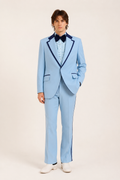Light Blue Tuxedo 1960’s Men’s Costume Rental | Retro Vintage Formalwear