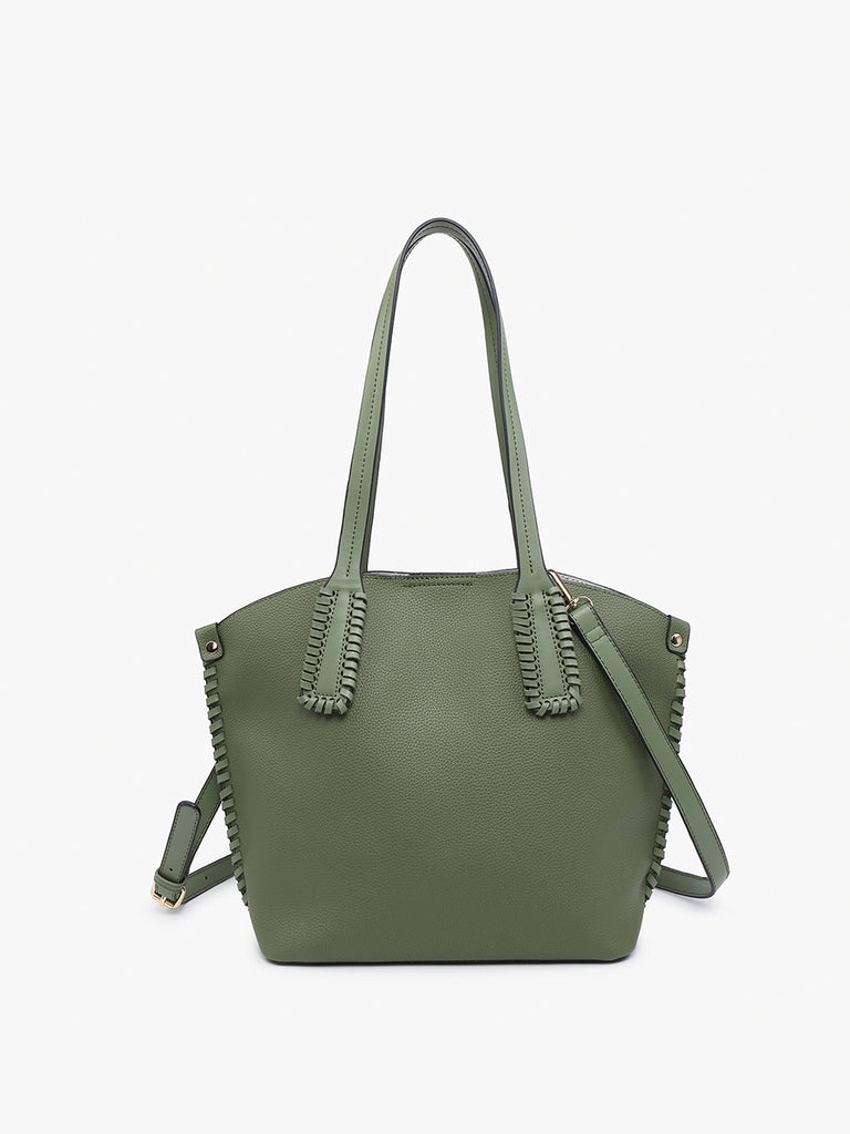Micah Olive Tote Handbag