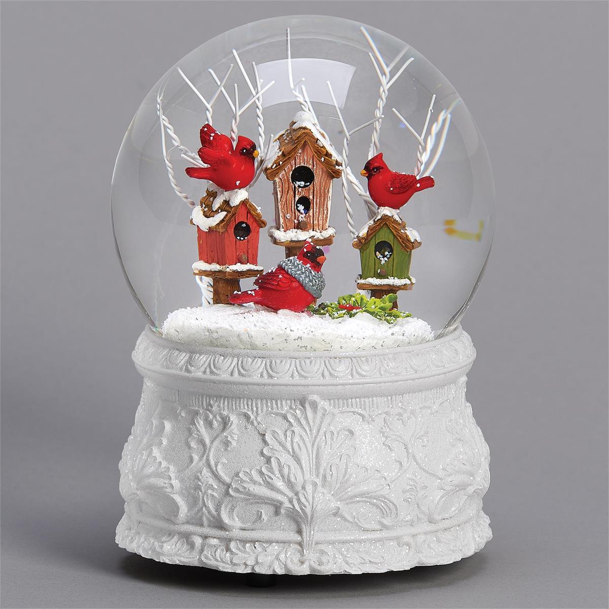 MUSICAL CARDINAL DOME BIRDHOUSE