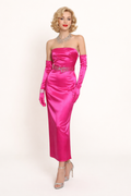 Madonna - Material Girl Hot Pink Gown - 1980's Women's Costume Rental