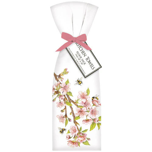 Mary Lake Thompson Cherry Blossoms Kitchen Towel Pair