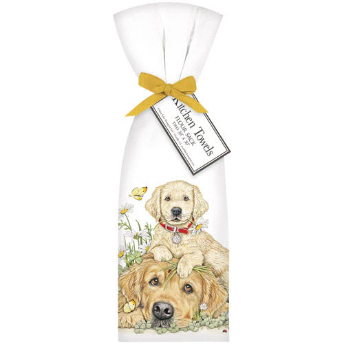 Mary Lake Thompson Golden Pup Towel Set