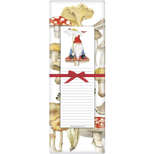 Mary Lake Thompson Mushroom Medley Notepad Set with dishtowel