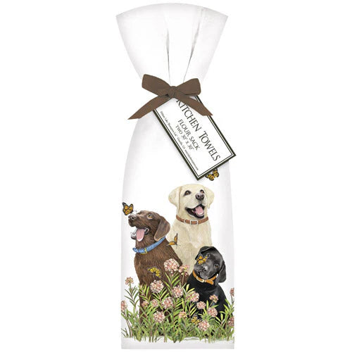 Mary Lake Thompson Three Labs Towel Set