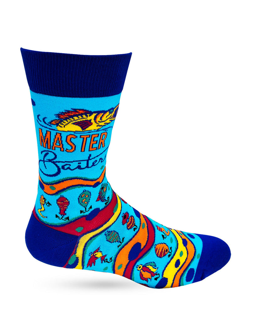Master Baiter - Men's Novelty Crew Socks