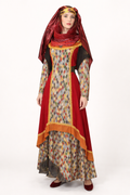 Medieval Queen Red Tunic Costume Rental