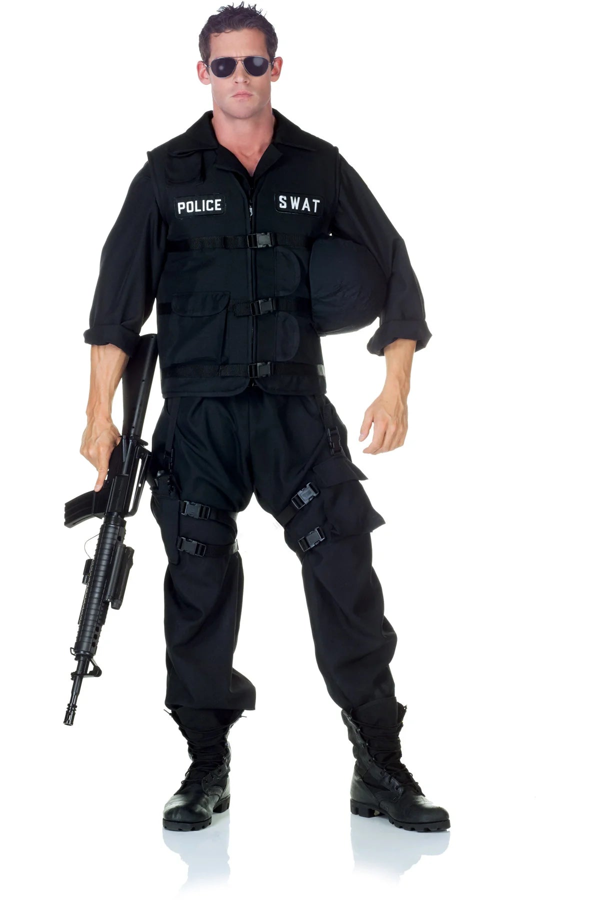 Men's Swat with Jumpsuit Costume