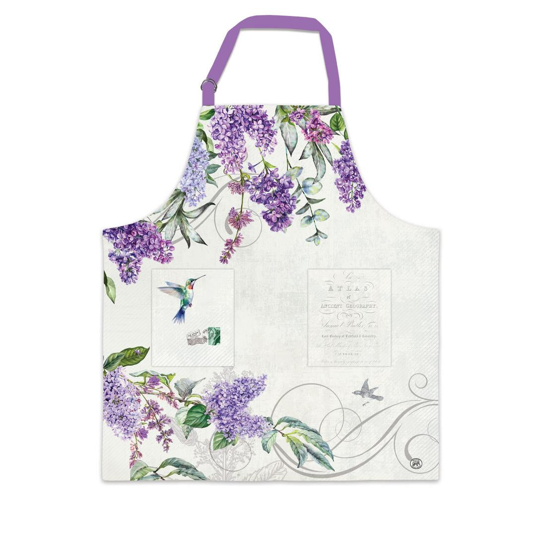 michel design works french  lilacs apron