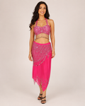 Pink and Crystal Belly Dancer Costume Rental