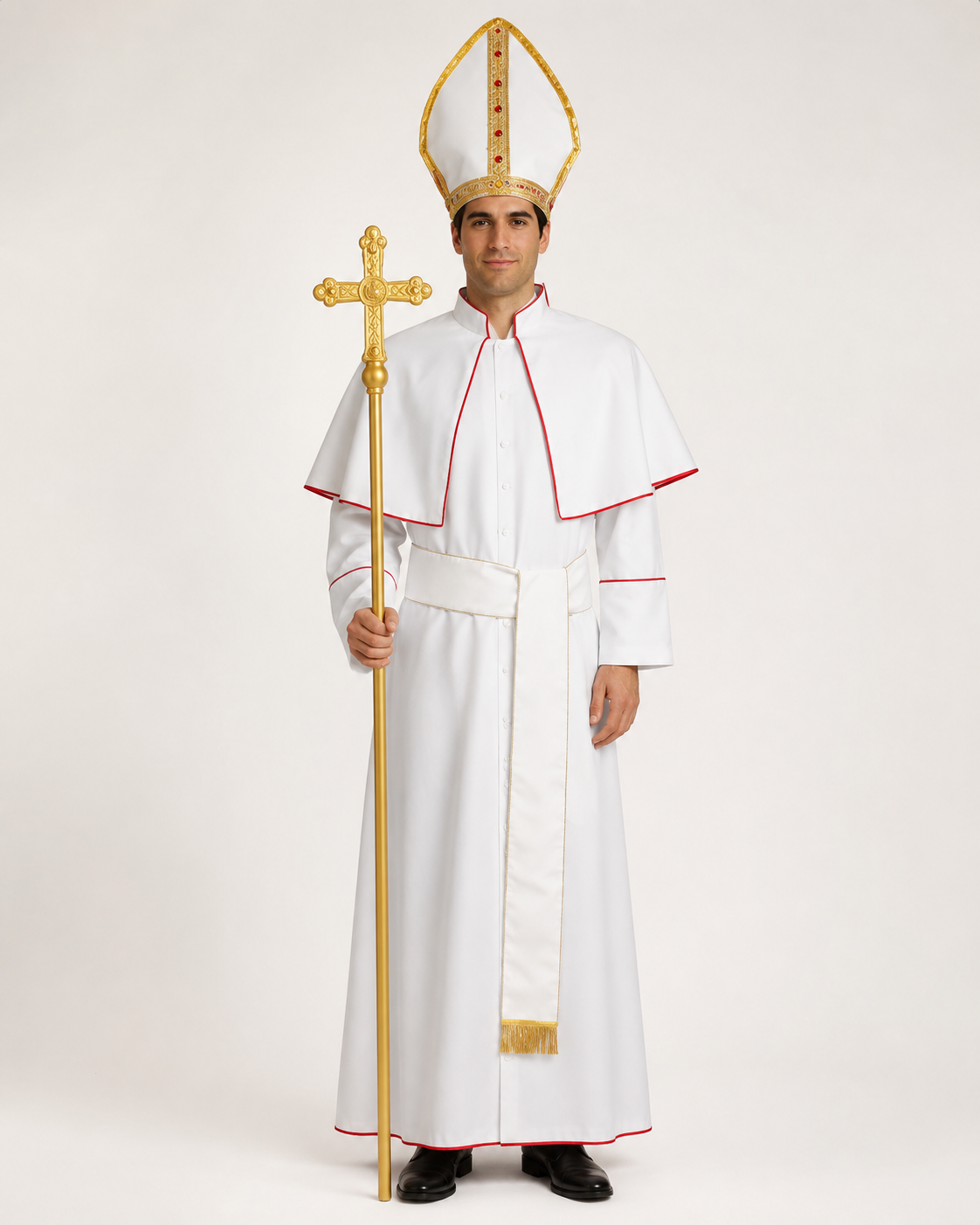 Pope with Miter Costume, Men's Religious Rental