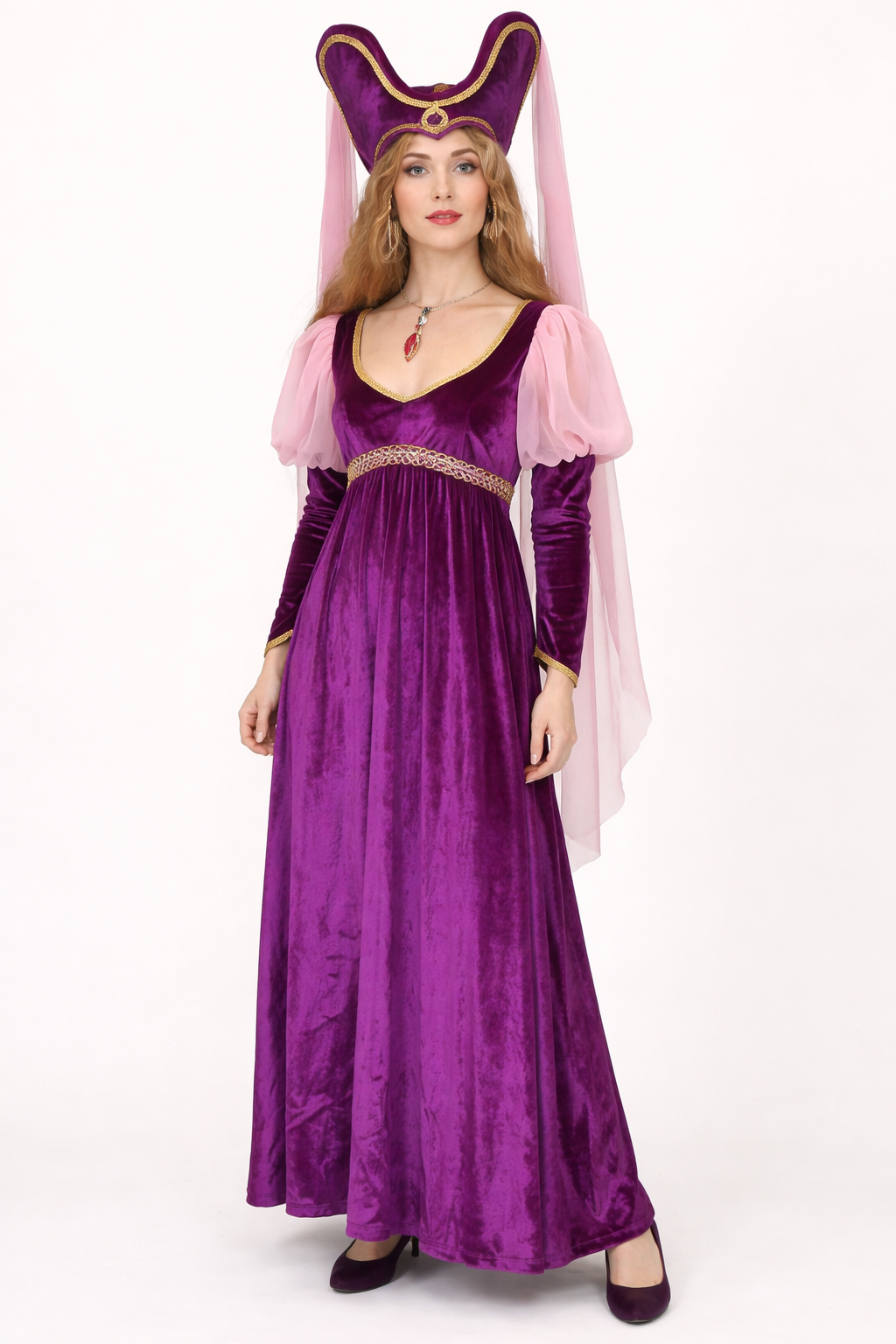 Purple & Pink Stepsister Costume Rental