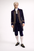 Purple Silk Brocade Jacket, 18th Century Men's Costume Rental