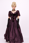 Purple Victorian Evening Gown, Women's Costume Rental