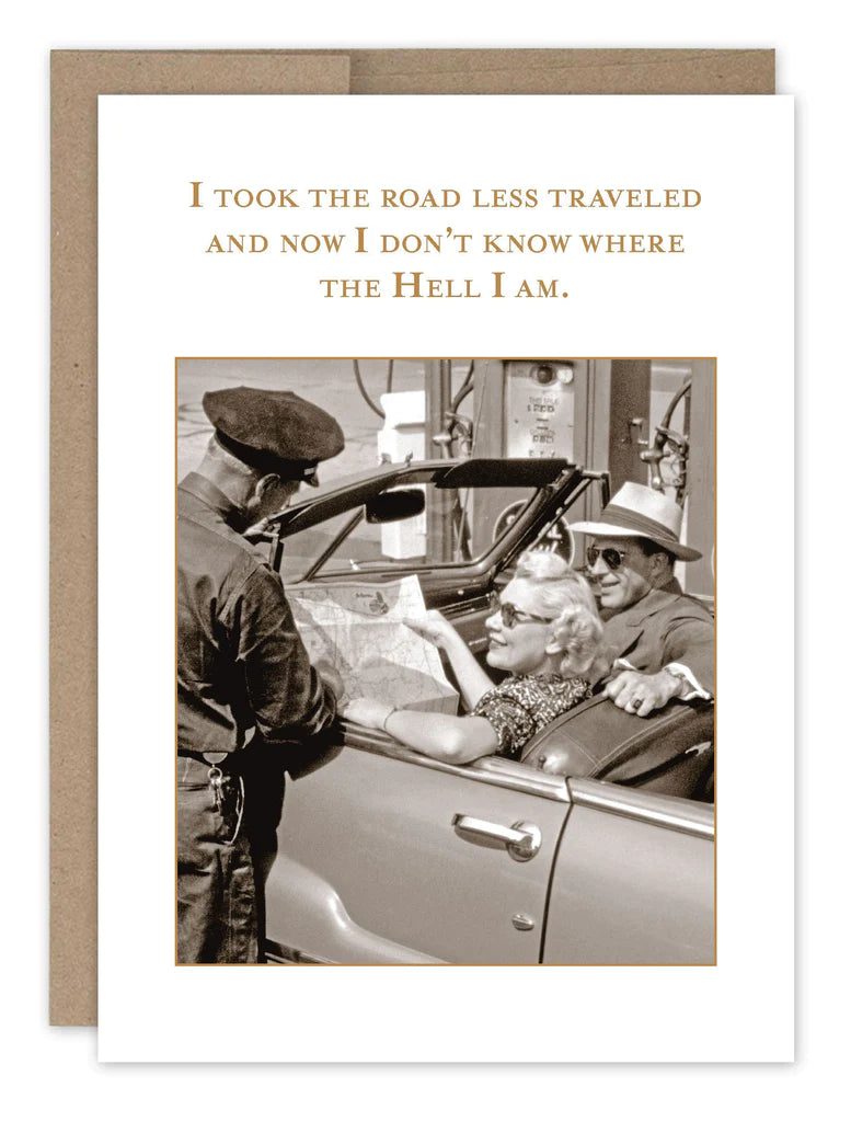 Shannon Martin take the road less traveled card