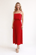 Red Evening Dress, 1970's Women's Costume Rental