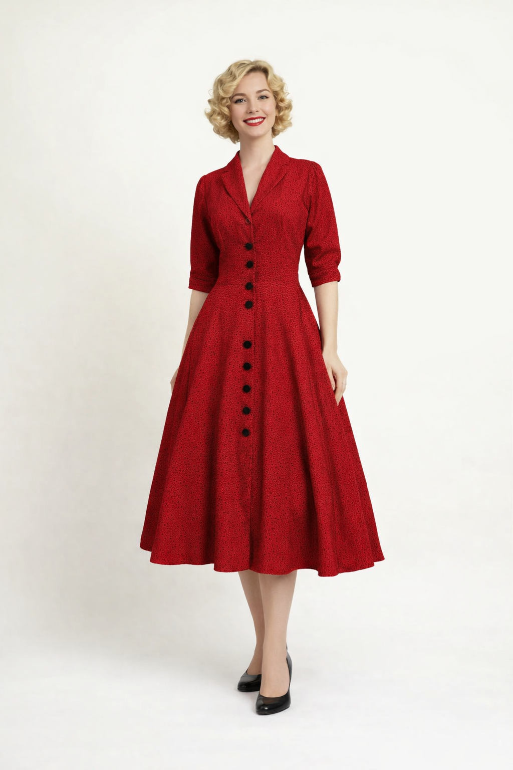 Red I Love Lucy Dress, 150's Women's Costume Rental