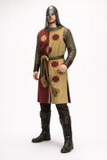 Renaissance Kingdom of Heaven Knight, Men's Maroon Costume Rental