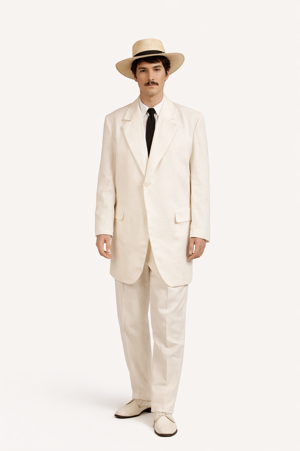 Rhett Butler, Clark Gable in the film Gone With the Wind, White Suit, Men's Costume Rental