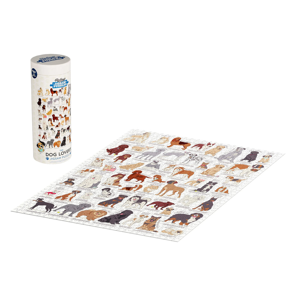 Ridleys 1000 piece Dog Lovers Jigsaw Puzzle both