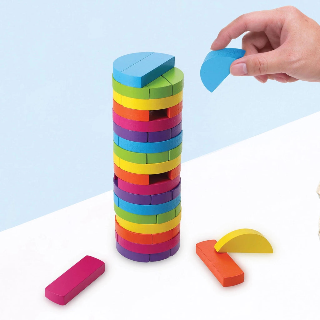 Round Tower Tumbling Blocks being played